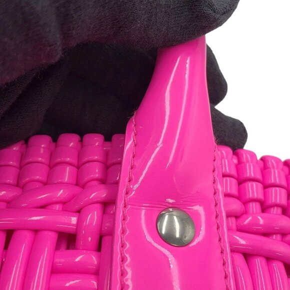 BALENCIAGA Bistro 2wayBag Size XXS Patent Leather Flow Pink - Picture 8 of 16